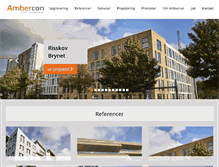 Tablet Screenshot of ambercon.dk